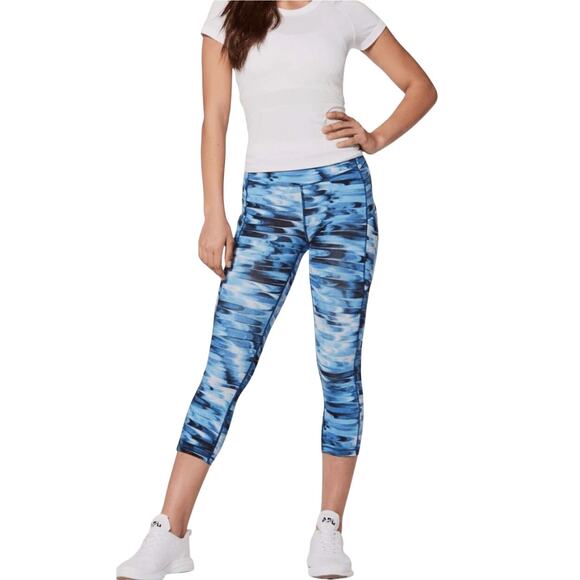 Lululemon Speed Up Crop Legging 21" Tidal Multi Size 8 - Picture 7 of 10